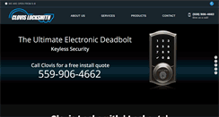 Desktop Screenshot of clovislocksmith.com