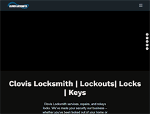 Tablet Screenshot of clovislocksmith.com